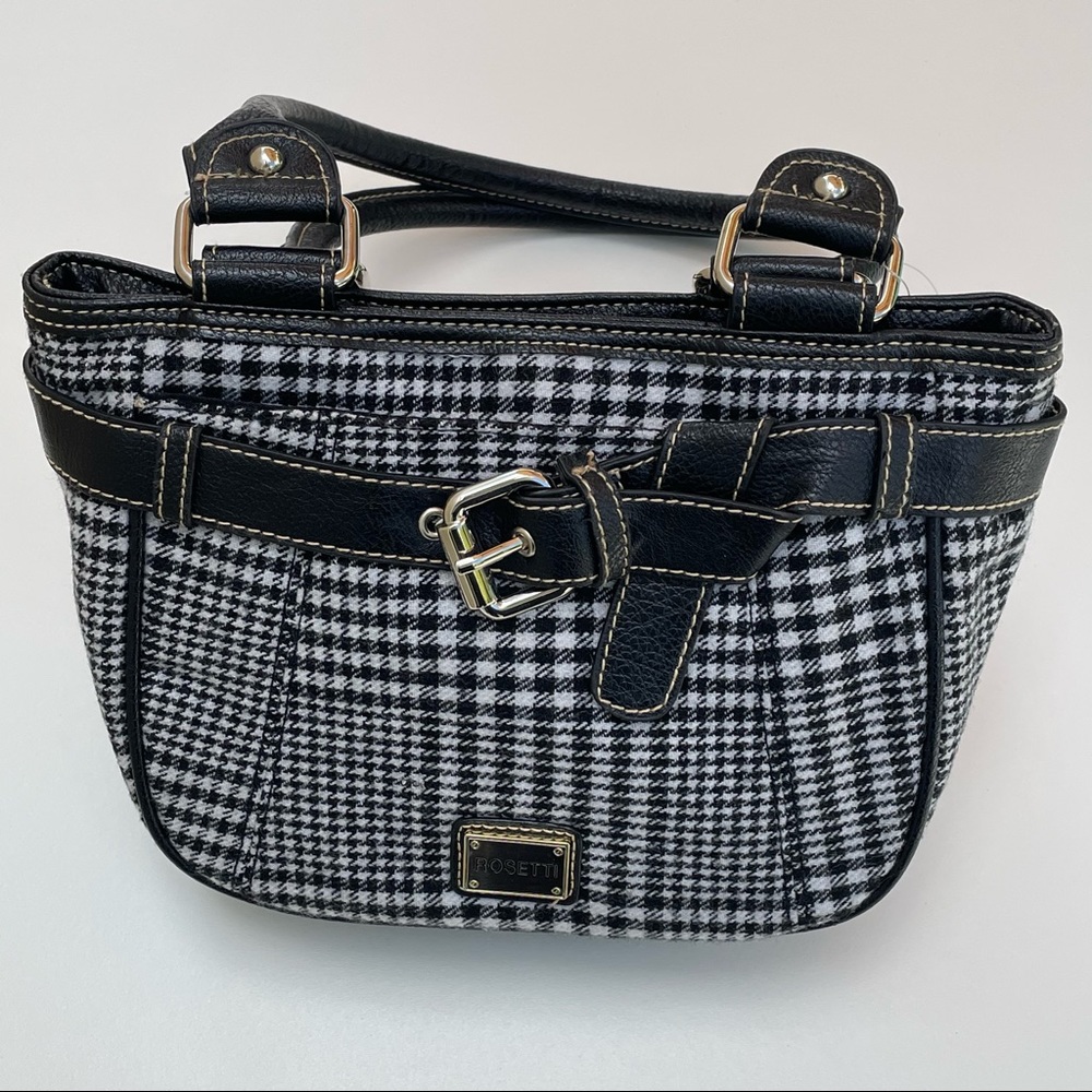 Rosetti | NWT Houndstooth Plaid Betty Small Shoulder Purse Bag